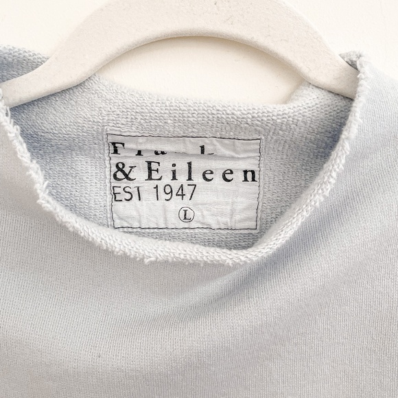 Frank & Eileen Izzie Triple Fleece Funnel Neck Dress Ice L NWOT - Picture 6 of 9